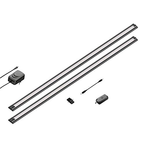 ledscom.de 2er Set LED Unterbau-Leuchte SIRIS schwarz matt, mit Touch-Dimmer, flach, je 90cm, je 963lm, warmweiß ledscom.de 2er Set LED Unterbau-Leuchte SIRIS schwarz matt, mit Touch-Dimmer, flach, je 90cm, je 963lm, warmweiß von ledscom.de