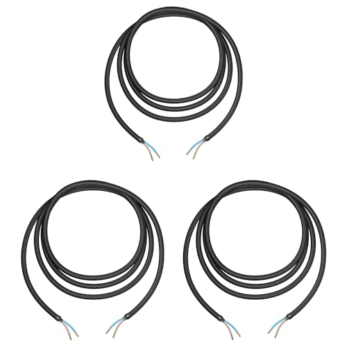 ledscom.de 3 Stück Textilkabel, 3 m, schwarz, 2 x 0,75 mm², H03VV-F Textilummantelung ledscom.de 3 Stück Textilkabel, 3 m, schwarz, 2 x 0,75 mm², H03VV-F Textilummantelung von ledscom.de