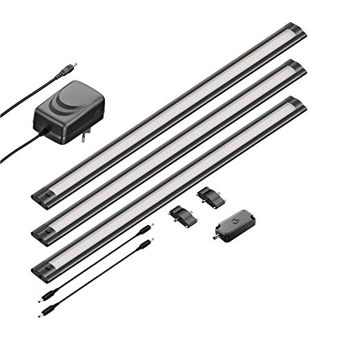 ledscom.de 3er Set LED Unterbau-Leuchte SIRIS schwarz matt mit Touch-Dimmer, flach, je 50cm, je 655lm, weiß ledscom.de 3er Set LED Unterbau-Leuchte SIRIS schwarz matt mit Touch-Dimmer, flach, je 50cm, je 655lm, weiß von ledscom.de