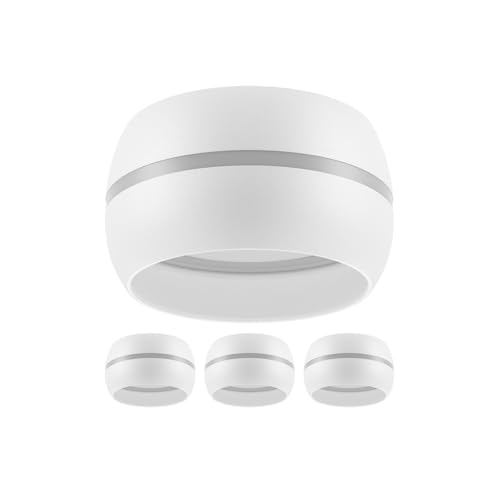 ledscom.de 4 Stück Deckenleuchte/Lampenfassung FUNT, weiß matt, 90mm Ø, inkl LED 560lm, weiß ledscom.de 4 Stück Deckenleuchte/Lampenfassung FUNT, weiß matt, 90mm Ø, inkl LED 560lm, weiß von ledscom.de