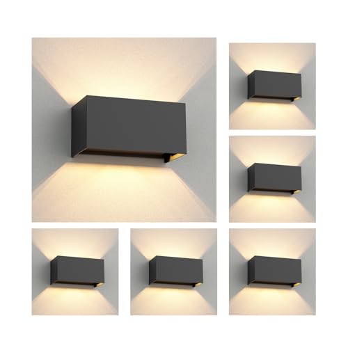 ledscom.de 6 Stück Wandleuchte CUBEL für außen, IP65, Up-/Downlight, anthrazit matt, rechteckig, 2x G9 max. 10W ledscom.de 6 Stück Wandleuchte CUBEL für außen, IP65, Up-/Downlight, anthrazit matt, rechteckig, 2x G9 max. 10W von ledscom.de