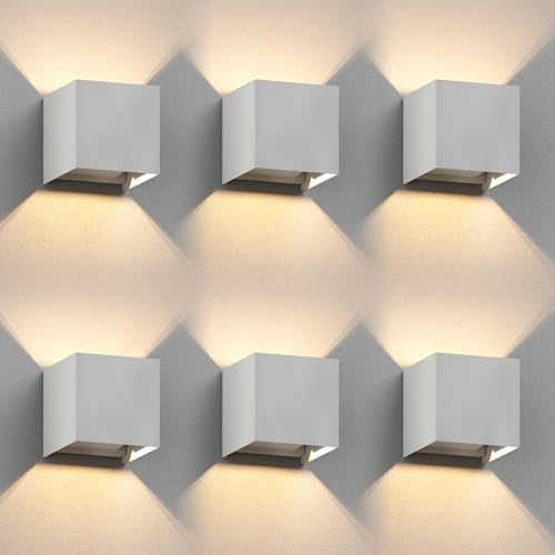 ledscom.de 6 Stück Wandleuchte CUBEL für außen, IP65, Up-/Downlight, weiß matt, quadratisch, 1x G9 max. 10W ledscom.de 6 Stück Wandleuchte CUBEL für außen, IP65, Up-/Downlight, weiß matt, quadratisch, 1x G9 max. 10W von ledscom.de