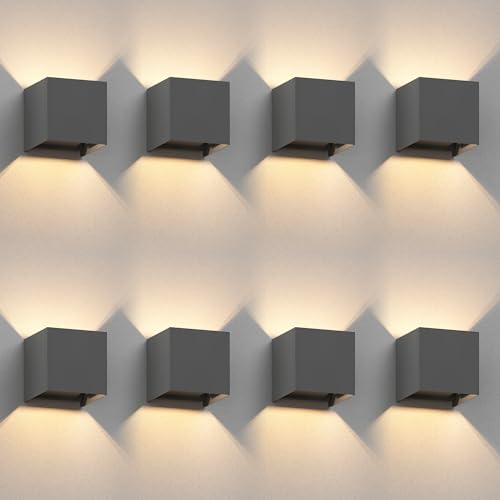 ledscom.de 8 Stück Wandleuchte CUBEL für außen, IP65, Up-/Downlight, anthrazit matt, quadratisch, 1x G9 max. 10W ledscom.de 8 Stück Wandleuchte CUBEL für außen, IP65, Up-/Downlight, anthrazit matt, quadratisch, 1x G9 max. 10W von ledscom.de