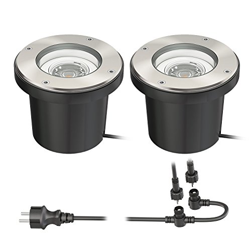ledscom.de Bodeneinbaustrahler BOS für außen schwenkbar Edelstahl rund IP67 150mm Ø inkl. 13,25W LED Lampe je 524lm weiß 2er Set ledscom.de Bodeneinbaustrahler BOS für außen schwenkbar Edelstahl rund IP67 150mm Ø inkl. 13,25W LED Lampe je 524lm weiß 2er Set von ledscom.de