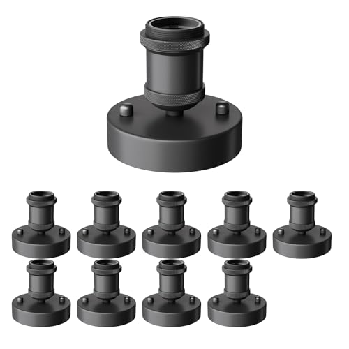 ledscom.de 10 Stück Deckenleuchte/Lampenfassung RETRA, schwarz matt, 1x E27 max. 60W ledscom.de 10 Stück Deckenleuchte/Lampenfassung RETRA, schwarz matt, 1x E27 max. 60W von ledscom.de