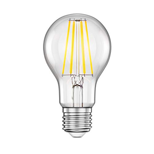 ledscom.de E27 LED Leuchtmittel, A60, weiß (4000 K), 7,3 W, 1020lm, 3-Stufen-Dimmer von ledscom.de
