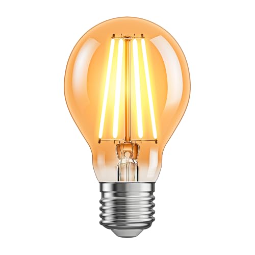 ledscom.de E27 LED Leuchtmittel, A60, extra warmweiß (2400 K), 7 W, 778lm, 3-Stufen-Dimmer, goldfarben ledscom.de E27 LED Leuchtmittel, A60, extra warmweiß (2400 K), 7 W, 778lm, 3-Stufen-Dimmer, goldfarben von ledscom.de