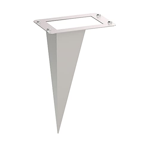 ledscom.de Garten-Erdspieß, für POMI, Edelstahl, 18cm, 8 x 11,5cm von ledscom.de