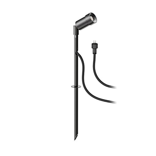 ledscom.de Kleiner LED Gartenstrahler mit Erdspieß SPICO für außen, IP44, schwarz, kaltweiß, Außen, Rasen, Garten, Boden, Design, Gartenleuchte, Gartenstrahler, Erdspießleuchte, LED, Erdspieß von ledscom.de