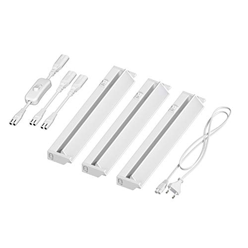 ledscom.de LED Unterbau-Leuchte LIWO 35cm, schwenkbar, mit Schalter, 14,445W, je 538lm, weiß, 3er Set ledscom.de LED Unterbau-Leuchte LIWO 35cm, schwenkbar, mit Schalter, 14,445W, je 538lm, weiß, 3er Set von ledscom.de