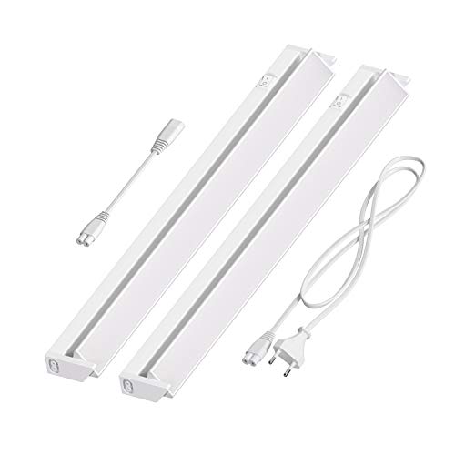 ledscom.de LED Unterbau-Leuchte LIWO 58cm, schwenkbar, je 1080lm, weiß 2er Set von ledscom.de