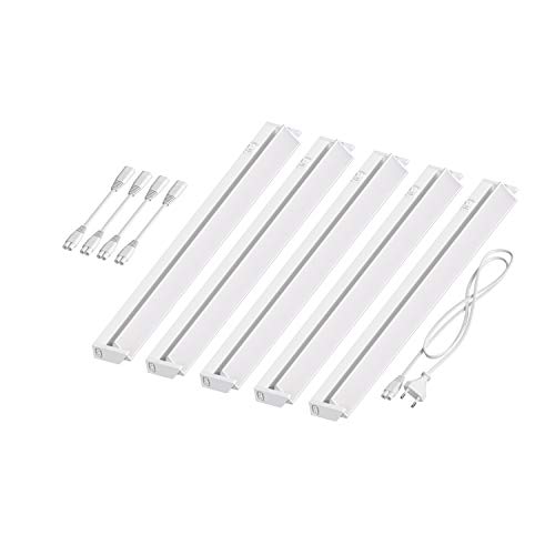ledscom.de LED Unterbau-Leuchte LIWO 58cm, schwenkbar, je 1080lm, weiß 5er Set von ledscom.de