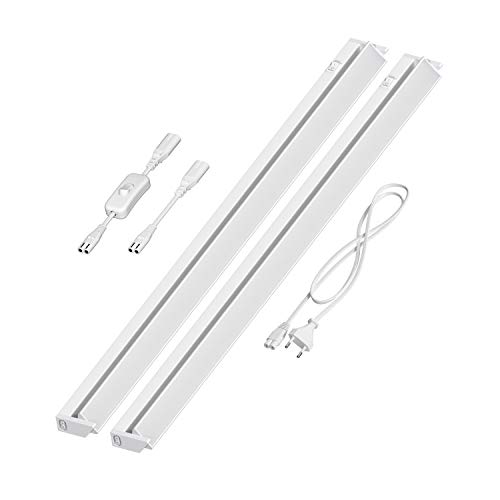 ledscom.de LED Unterbau-Leuchte LIWO 91cm, schwenkbar, mit Schalter, 27,9586W, je 1444lm, warmweiß, 2er Set von ledscom.de
