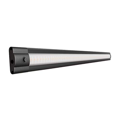 ledscom.de LED Unterbauleuchte SIRIS, 50cm, flach, schwarz, 5,9 W, 531lm, warmweiß von ledscom.de