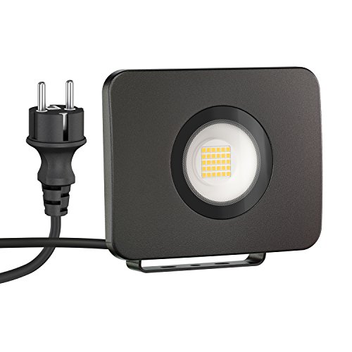 ledscom.de LED Gartenstrahler WEGA für außen, IP44, Stecker, schwarz, 29,6 W, 2361lm, warmweiß ledscom.de LED Gartenstrahler WEGA für außen, IP44, Stecker, schwarz, 29,6 W, 2361lm, warmweiß von ledscom.de