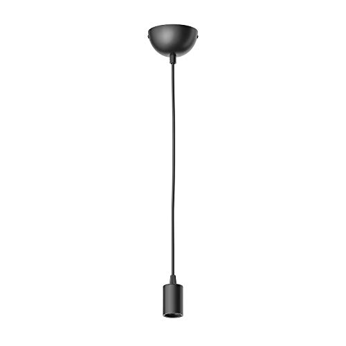 ledscom.de Pendelleuchte/Hängelampe DORI, schwarz matt, 1x E27 max. 60W von ledscom.de