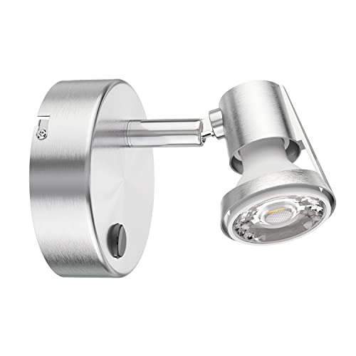 450lm LED E14 Lampe warm-weiß einflammig inkl ledscom.de Wand-Leuchte LUPI