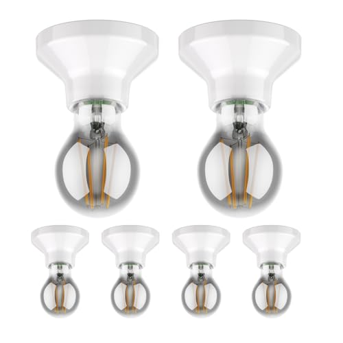 ledscom.de 6 Stück Deckenleuchte Elektra Porzellan weiß + LED Lampe 370lm, extra-warmweiß ledscom.de 6 Stück Deckenleuchte Elektra Porzellan weiß + LED Lampe 370lm, extra-warmweiß von ledscom.de