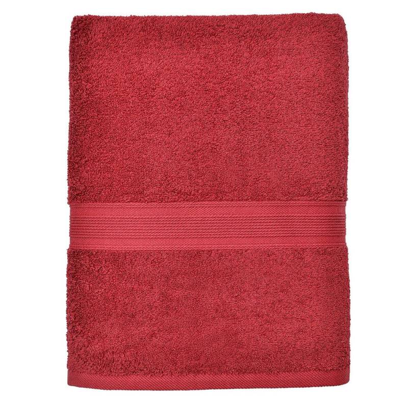 leevitex® Saunatuch Frottee XXL, (1-St), 80 x 200 cm, extra groß & saugfähig, Bordeaux/Weinrot von leevitex®