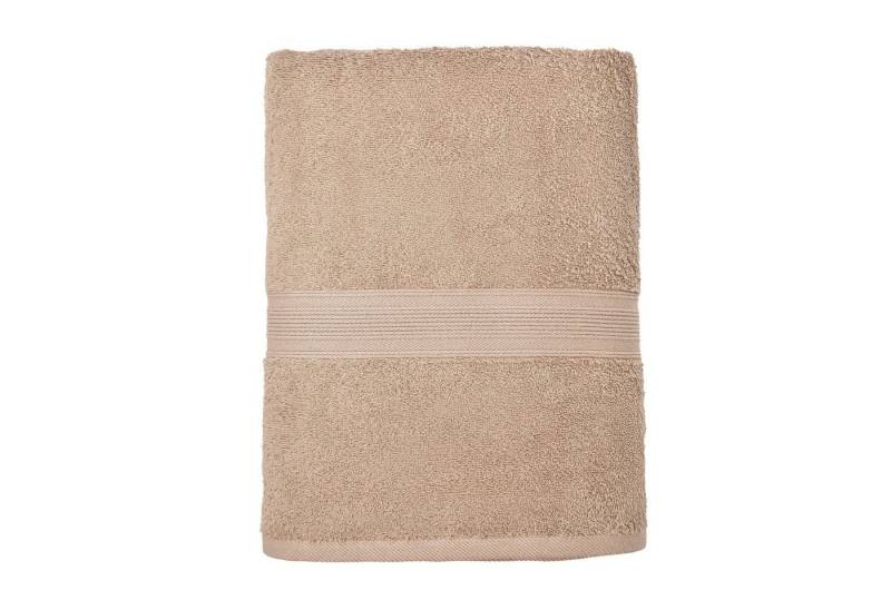 leevitex® Saunatuch Frottee XXL, (1-St), 80 x 200 cm, extra groß & saugfähig, Sand/Cappuccino von leevitex®
