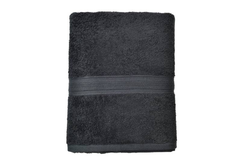 leevitex® Saunatuch Frottee XXL, (1-St), 80 x 200 cm, extra groß & saugfähig, Schwarz von leevitex®