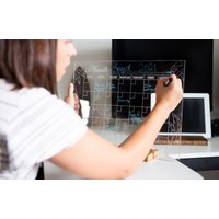 Laser Cut Acryl-Kalender Und To-Do-Listen Mit Gravur Von Linke Küste Original von leftcoastoriginal