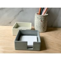 Post-It Notizhalter Schreibtisch Organizer - Industrie Beton Modernes Minimal Design Post-It Notizhalter Schreibtisch Organizer - Industrie Beton Modernes Minimal Design von leftcornerdecor