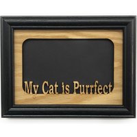 My Cat Is Purrfect Bilderrahmen - 13x18 Rahmen Hält 4x6 Foto von legacyimages
