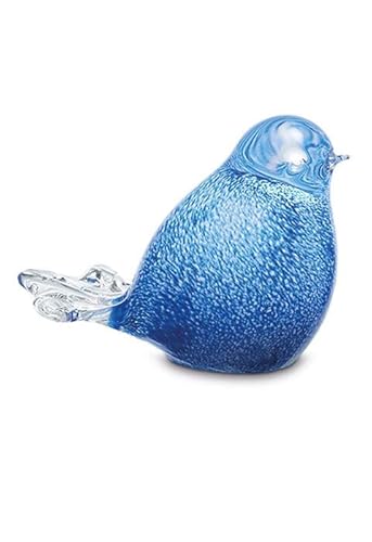 legendURN Kleinurne aus Kristallglas 'Vogel' blau/weiß | Alle Urnen sind handwerklich einzigartig in Muster und Farbe. Jede Glas-'Vogel' blau/weiß ist einzeln von unseren Glasbläsern handgefertigt. legendURN Kleinurne aus Kristallglas 'Vogel' blau/weiß | Alle Urnen sind handwerklich einzigartig in Muster und Farbe. Jede Glas-'Vogel' blau/weiß ist einzeln von unseren Glasbläsern handgefertigt. von legendURN