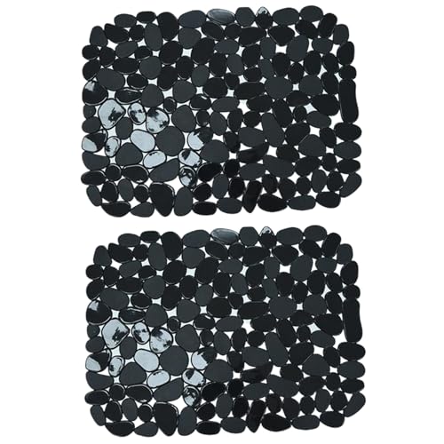 2pcs Küchenspüle Matte, nicht rutsches PVC-Spüle Protektor 12x15.6 Wärmefeste Matten und Beschützer für Schalentrocknungsmatte für Küche, schwarz unter 2pcs Küchenspüle Matte, nicht rutsches PVC-Spüle Protektor 12x15.6 Wärmefeste Matten und Beschützer für Schalentrocknungsmatte für Küche, schwarz unter von legtovt