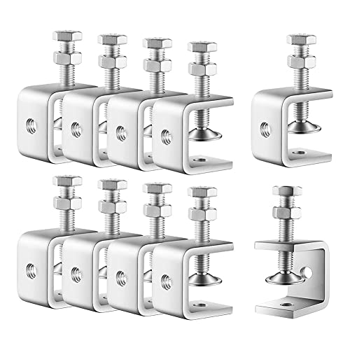 lehua C-Klemme Mini-Klemme 1-Hochleistungs-U-Klemmen Aus Metall mit Stabiler Breiter BackenöFfnung für die Von Metallbearbeitungen und Holzbearbeitungen von lehua