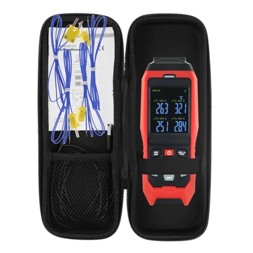 lehua Thermoelement-Thermometer 4-Kanal-Datenlogger-Thermometer Typ K-Temperaturlogger mit Alarm und Datenaufzeichnung lehua Thermoelement-Thermometer 4-Kanal-Datenlogger-Thermometer Typ K-Temperaturlogger mit Alarm und Datenaufzeichnung von lehua