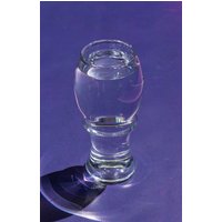 Handgeblühtes Borosilikat Klar Trink-/Cocktailglas - Spülmaschinengeeignet von leisurelydelights