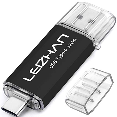 leizhan der U89 Flash Drive USB 3.0 64 GB 32 GB 16 GB USB Flash Drive der U89 3.1 Für Huawei Typ C Geräte Flash Drive USB Schwarz Black-32GB von leizhan