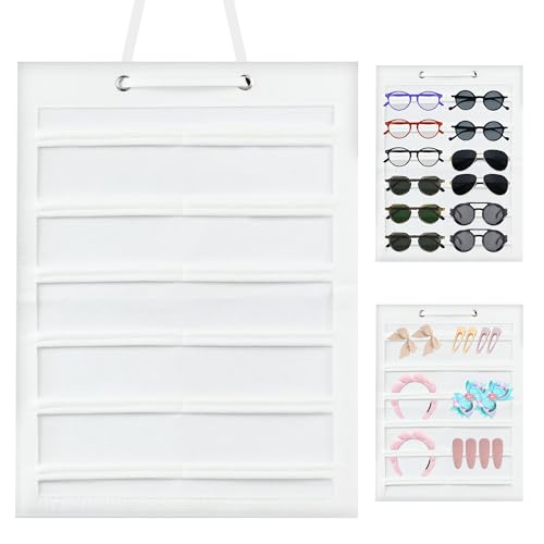 Hängende Sonnenbrille Organizer Brillenhalter Display - Brillenaufbewahrung Hängend Brillen Aufbewahrung Wand Brille Aufbewahren Sonnenbrillenhalter für Schlafzimmer Wohnzimmer Wandaufbewahrung von lemgyiamz