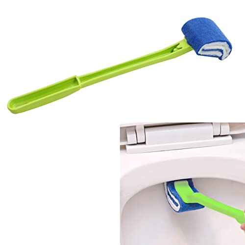 ToilettenbüRste Faser KlobüRste Biegsame UrinalbüRste - Hochwertiges ToilettenbüRsten BüRste Hauseurinalreinigung KlobüRsten Ersatz-BüRste Wc Reinigung Schmale Urinale ZubehöR GrüN 36.5x5.3cm von lemgyiamz