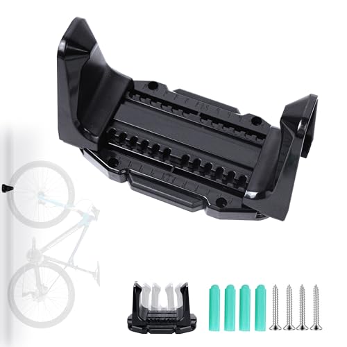 lemgyiamz Fahrradhalterung Wand, Verstellbarer Fahrrad Wandhalterung mit Verstellbarer Schiene Rennrad Vertikal Fahrrad Parkhalter Clip Fahrradständer, Fahrradhalter Aufhängung Halterungen für Garage von lemgyiamz