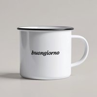 Emaille Tasse Buongiorno L Italienliebe | Vanlife von lemonskyprint