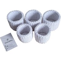 Gastgeschenk Mitgebsel Kleines Gehäkeltes Körbchen von lenalovesknitting