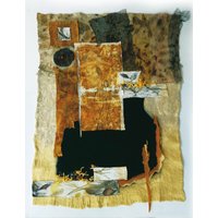 Wandteppich - Gelber Handgemachter Teppich Aus Filz Wandteppich - Gelber Handgemachter Teppich Aus Filz von lenats