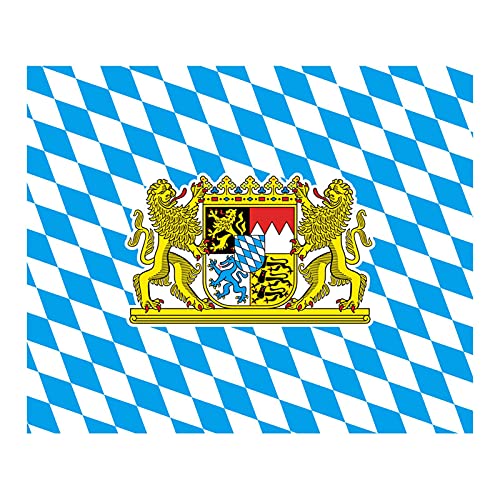 lencyotool Damast-Tischtuch Bayrisch Blau, Tischdecke Bayern, Blau-Weiß, Größe 140 × 170cm, Aus Polyestertuch, Für Biertisch Oktoberfest Party Dekorationen Und Zubehör von lencyotool