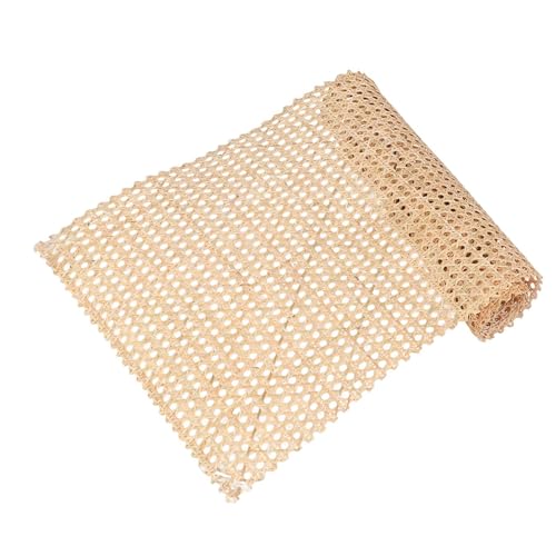 lencyotool Wiener Geflecht Stuhl Möbel Rattan Geflecht Beige PE Breite Rattan Gurtband Wasserdicht Stuhlgeflecht Rattanstuhl Reparatur Wabengeflecht Möbel Dekoration für DIY Handwerk von lencyotool