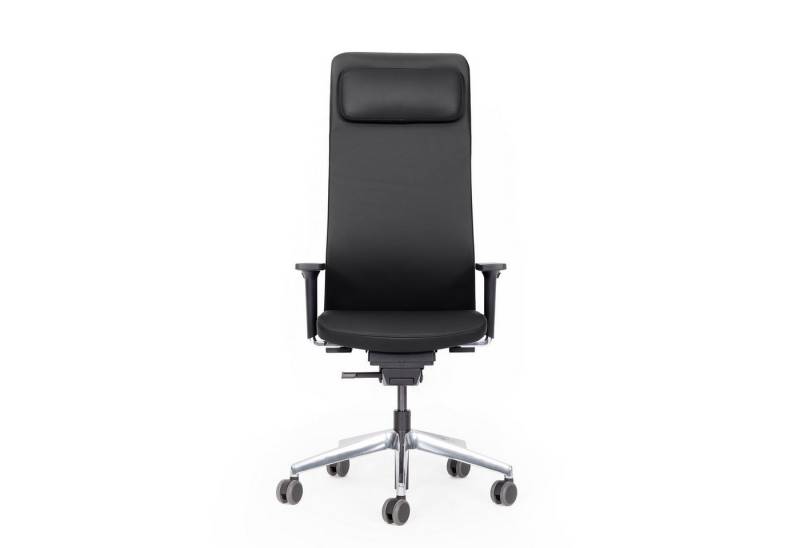 lento Chefsessel Matrix Ergonomischer LEDER Chefsessel Bürostuhl, MADE IN GERMANY von lento