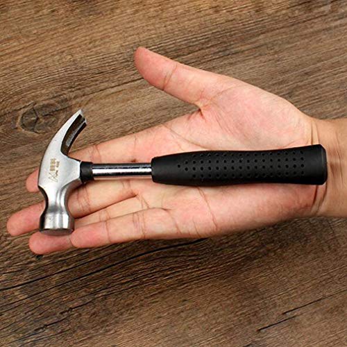 leoboone Rundkopf-Kunststoff Magnetklauenhammer für die Holzbearbeitung und elektronisches Werkzeug, Mini Hammer Gummihammer Werkzeug handhaben von leoboone