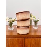 Vintage, 3 Schalen, Souffléschalen, Pflanzschalen, Kleine Blumentöpfe, Fat Lava, 70Er, Wgp, West German Pottery, Sammlerstücke Vintage, 3 Schalen, Souffléschalen, Pflanzschalen, Kleine Blumentöpfe, Fat Lava, 70Er, Wgp, West German Pottery, Sammlerstücke von leonellovintage