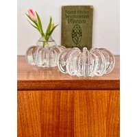 Vintage, Rosenthal, Studio Line, 2 Kerzenhalter, Glaskunst, Blütenform, Blumenform, Stimmungsvoll, 80Er/90Er, Sammlerstücke von leonellovintage