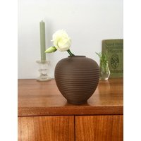 Vintage, Vase, Keramik, 70Er/80Er, Rillendekor, Wgp, Sammlerstück Vintage, Vase, Keramik, 70Er/80Er, Rillendekor, Wgp, Sammlerstück von leonellovintage