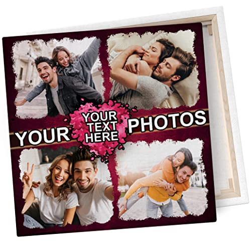 lepni.me Erstellen Sie Ihre Eigenen personalisierten Valentinstag oder Jahrestag Geschenke für Sie oder Ihn Custom Leinwand mit Romantischen Fotos von lepni.me