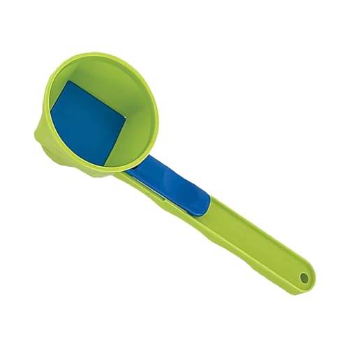 Slide Scoop in Trichter Umwandeln | 2 in 1 Funnel Scoop Gym | Auslaufsicherer Messlöffel mit Trichter | Mehrzweck Funnel Scooper | Dosierlöffel für Pulver Kaffeegewürze von leryveo