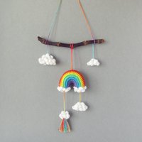Regenbogen Mobile Wanddeko | Wunschfarben von lesfrotteurs